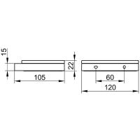 Мыльница Keuco Edition 11 11155 139000 Хром черный шлифованный — фото 2, Мыльницы
