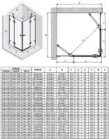 Товар: Душевой уголок New Trendy Avexa Black 100x100 EXK-1618 профиль Черный стекло прозрачное - фото 13 Душевой уголок New Trendy Avexa Black 100x100 EXK-1618 профиль Черный стекло прозрачное — фото 13, Квадратные душевые уголки