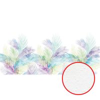 Фреска Ortograf Oasis 32722 Фактура бархат FX Флизелин (5,5*2,7) Белый/Разноцветный, Листья — фото 1, Фрески