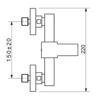 Смеситель для душа Migliore Kvant 18774 Хром — фото 5, Смеситель для душа