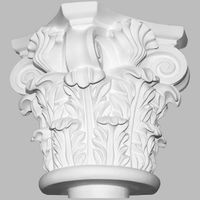 Капитель Decomaster 90135-1 205x235x205 мм — фото 1, Колонны