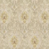 Обои Yien Elements 304-4 Винил на флизелине (1,06*10) Бежевый/Золото/Коричневый, Дамаск — фото 1, Обои для стен