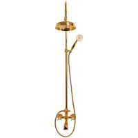 Душевая система Cezares Lord LORD-CVD-03/24-M Золото 24 карат — фото 3, Душевые стойки
