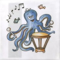 Керамический декор Kerama Marazzi Симфония 6 глянцевый VT\A485\5232 20х20 см — фото 1, Керамическая плитка