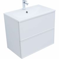 Товар: Тумба под раковину Aquanet Арт 75 313255 подвесная Белая матовая - фото 2 Тумба под раковину Aquanet Арт 75 313255 подвесная Белая матовая — фото 2, Тумбы под раковину