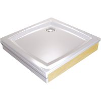 Акриловый поддон для душа Ravak Galaxy/Perseus PP 90х90 A027701510 Белый — фото 2, Акриловые душевые поддоны