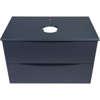 Тумба под раковину Bond Cube 80 T07807 подвесная Серая матовая — фото 3, Мебель для ванной