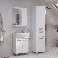 Шкаф пенал Volna Joli 40 pnJOLI40-01 Белый — фото 7, Пеналы для ванной комнаты