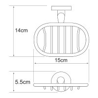 Мыльница WasserKRAFT Rhein Хром арт-K-6269 — фото 4, Мыльницы