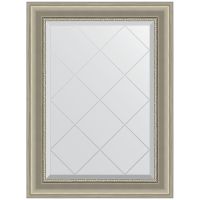 Зеркало Evoform Exclusive-G 89х66 BY 4106 с гравировкой в багетной раме - Хамелеон 88 мм — фото 1, Мебель для ванной