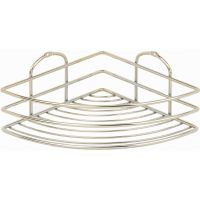 Полка корзина Tekno-tel BK021G угловая Золото — фото 1, Полки для ванной и душа