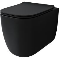 Товар: Унитаз Esbano Garant ESUPGARABM подвесной Черный матовый с сиденьем Микролифт - фото 1 Унитаз Esbano Garant ESUPGARABM подвесной Черный матовый с сиденьем Микролифт — фото 1, Подвесные унитазы