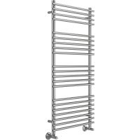 Водяной полотенцесушитель Terminus Ватра П21 500х1200 4670078530561 Хром, нижнее подключение, G 1/2" ВР, с комплектом вентилей — фото 1, Водяные полотенцесушители