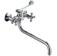 Смеситель для ванны Frap H19 F2619-3 универсальный Хром — фото 2, Смеситель для ванны