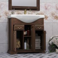 Товар: Тумба под раковину Opadiris Риспекто 80 00-00006025 Орех антикварный - фото 4 Тумба под раковину Opadiris Риспекто 80 00-00006025 Орех антикварный — фото 4, Мебель для ванной