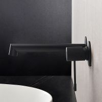 Смеситель для раковины Vincea Desire VBFW-1D1MB Черный матовый — фото 8, Смесители для раковины