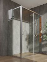 Товар: Душевой уголок Orange 150x80 E23-15080TCR профиль Хром стекло прозрачное - фото 4 Душевой уголок Orange 150x80 E23-15080TCR профиль Хром стекло прозрачное — фото 4, Душевые уголки