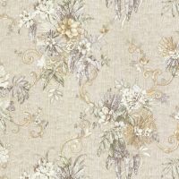 Обои Decori-Decori Amore 82864 Винил на флизелине (1,06*10,05) Бежевый, Цветы — фото 1, Обои для стен