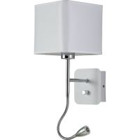 Настенный светильник Crystal Lux Paco AP2 Chrome White Белый Хром — фото 1, Светильники