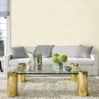 Обои Bruno Zoff Silver 60114-1 Фольга на флизелине (1,06*10,05)  Белый, Штукатурка — фото 2, Обои для стен