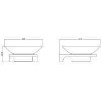 Мыльница Rav Slezak Nil NLA0300ZRL Розовая золотистая глянцевая — фото 2, Мыльницы