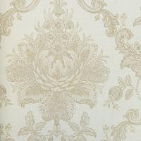 Обои Alessandro Allori Provasi 2509-5 Винил на флизелине (1,06*10) Белый/Бежевый, Дамаск — фото 1, Обои для стен