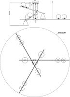Люстра Artelamp Jacob Полированная медь Белая Черная арт-A7029PL-9BK — фото 6, Люстры