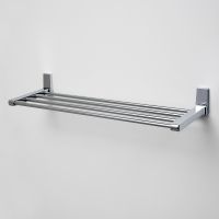 Полка для полотенец WasserKRAFT Lopau K-6011 Хром — фото 2, Полки для полотенец