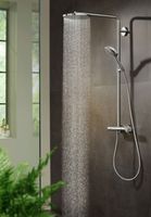 Душевая система Hansgrohe Raindance Select S Showerpipe 27633670 с термостатом Черная матовая — фото 6, Душевые стойки