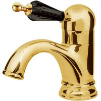 Смеситель для раковины Boheme Tradizionale Nero 251 Золото — фото 1, Смесители