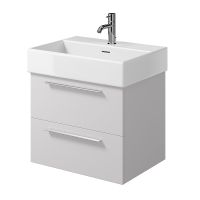 Товар: Тумба под раковину Creto Tivoli 60 8-1376W подвесная Белая - фото 2 Тумба под раковину Creto Tivoli 60 8-1376W подвесная Белая — фото 2, Тумбы под раковину