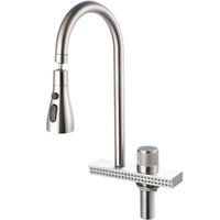 Смеситель для кухни Ростовская Мануфактура Сантехники SUS130-017F-2 Нержавеющая сталь — фото 1, Смесители