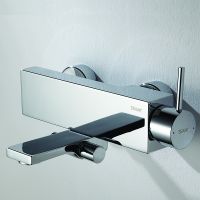 Смеситель для ванны Bravat Arc F66061C-01A-ENG Хром — фото 1, Смеситель для ванны