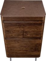 Тумба под раковину Style Line Атлантика Люкс Plus 60 СС-00002207 Старое дерево — фото 7, Тумбы под раковину