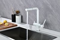 Смеситель для кухни Paulmark Serpentine Se213222-431 Белый матовый — фото 6, Смесители для кухни