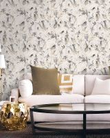 Товар: Обои Prima Italiana Colomba 80651 Винил на флизелине (1,06*10) Серый/Бежевый/Черный, Листья/Абстракция - фото 2 Обои Prima Italiana Colomba 80651 Винил на флизелине (1,06*10) Серый/Бежевый/Черный, Листья/Абстракция — фото 2, Обои для стен