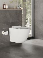 Комплект унитаза с инсталляцией Orange CI07-150W+APB244 с сиденьем Микролифт и Черной матовой клавишей смыва — фото 7, Комплекты унитаз + инсталляция