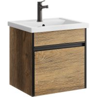 Тумба под раковину Aqwella Urban 50 URB0105DB подвесная Дуб балтийский — фото 1, Тумбы под раковину
