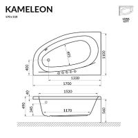 Товар: Акриловая ванна Excellent Kameleon 170х110 L WAEX.KML17WH без гидромассажа - фото 6 Акриловая ванна Excellent Kameleon 170х110 L WAEX.KML17WH без гидромассажа — фото 6, Ванны
