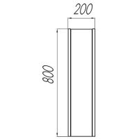 Подвесной шкаф Aquaton Брук 20 1A201003BCDF0 Дуб феррара — фото 3, Шкафы для ванной