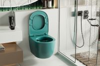 Товар: Унитаз Abber Bequem AC1101MBG подвесной Темно-зеленый матовый с сиденьем Микролифт - фото 9 Унитаз Abber Bequem AC1101MBG подвесной Темно-зеленый матовый с сиденьем Микролифт — фото 9, Подвесные унитазы