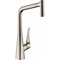 Смеситель для кухни Hansgrohe Metris 14820800 Сталь — фото 1, Смесители для кухни