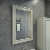 Товар: Зеркало Caprigo Ponza 60 13530-B021 Серое матовое - фото 2 Зеркало Caprigo Ponza 60 13530-B021 Серое матовое — фото 2, Мебель для ванной