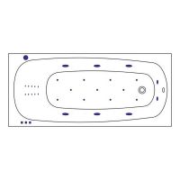 Акриловая ванна Whitecross Layla 170x75 0102.170075.100.ULTRANANO.GL с гидромассажем — фото 9, Ванны