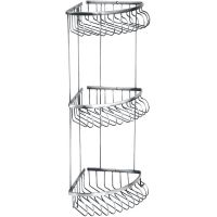 Угловая полка Boheme Brillante 10454 Хром — фото 1, Полки для ванной и душа