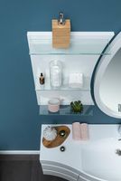 Товар: Зеркало Aquanet Опера 70 212365 с полкой с подсветкой Белое - фото 8 Зеркало Aquanet Опера 70 212365 с полкой с подсветкой Белое — фото 8, Зеркала в ванную комнату