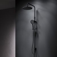 Душевая система AM.PM Like F0780022 Черная матовая — фото 2, Душевые стойки