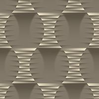 Обои Andrea Rossi Barbana 54284-4 Винил на флизелине (1,06*10,05) Коричневый, Круги — фото 1, Обои для стен