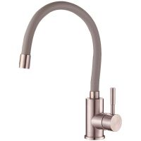 Смеситель для кухни Viko V-4468 Нержавеющая сталь Серый — фото 1, Смесители для кухни