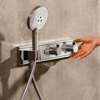Смеситель для душа Hansgrohe RainSelect 15355000 с термостатом Хром — фото 2, Смеситель для душа